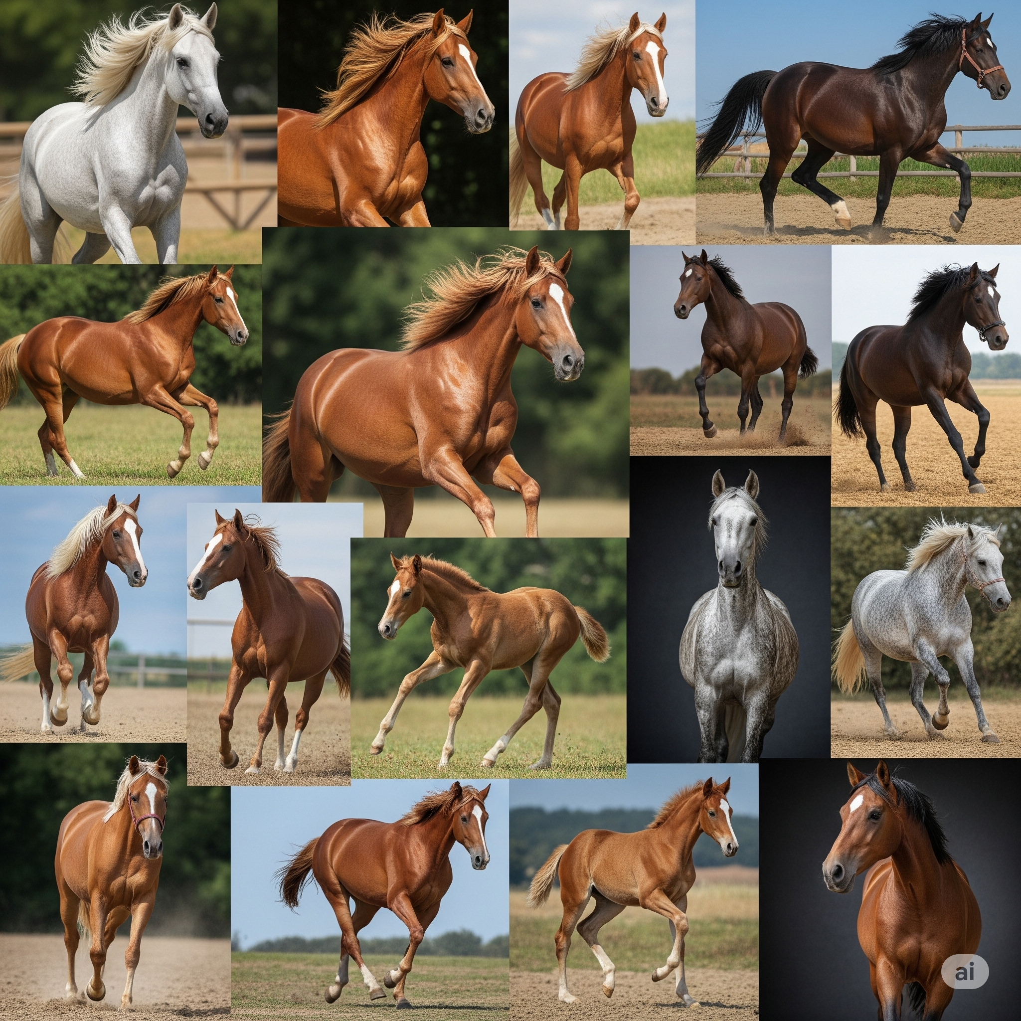 Cavalo galopando em liberdade
